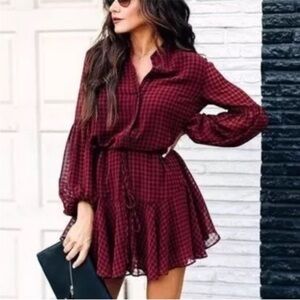 Vici Manchester Adjustable Balloon Dress